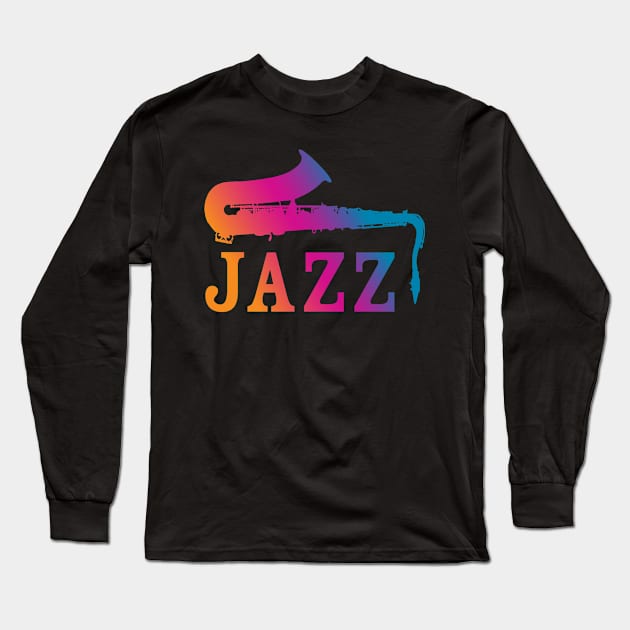 Jazz Long Sleeve T-Shirt by Rayrock76